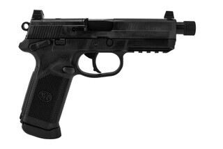 Fn FNX 45 tactical 45 acp pistol with suppressor height sights